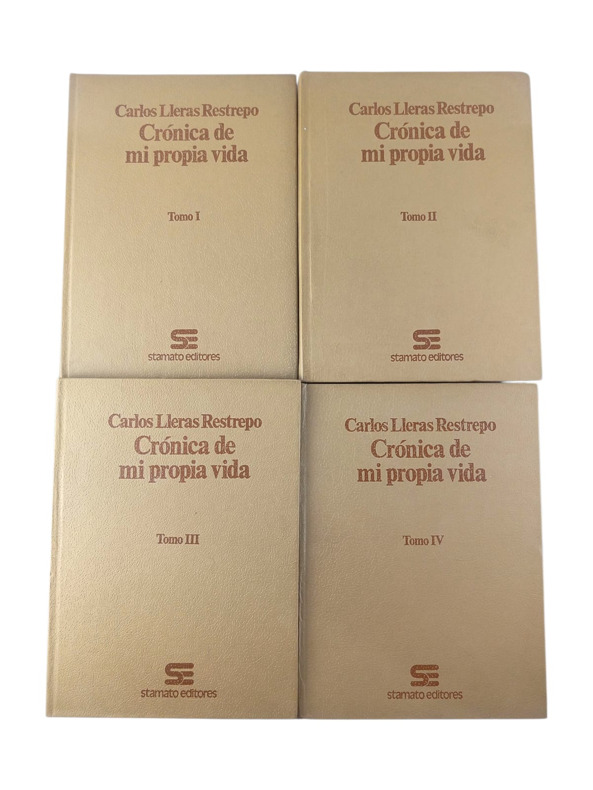 Crónicas de mi propia vida de Carlos Lleras Restrepo 4 tomos