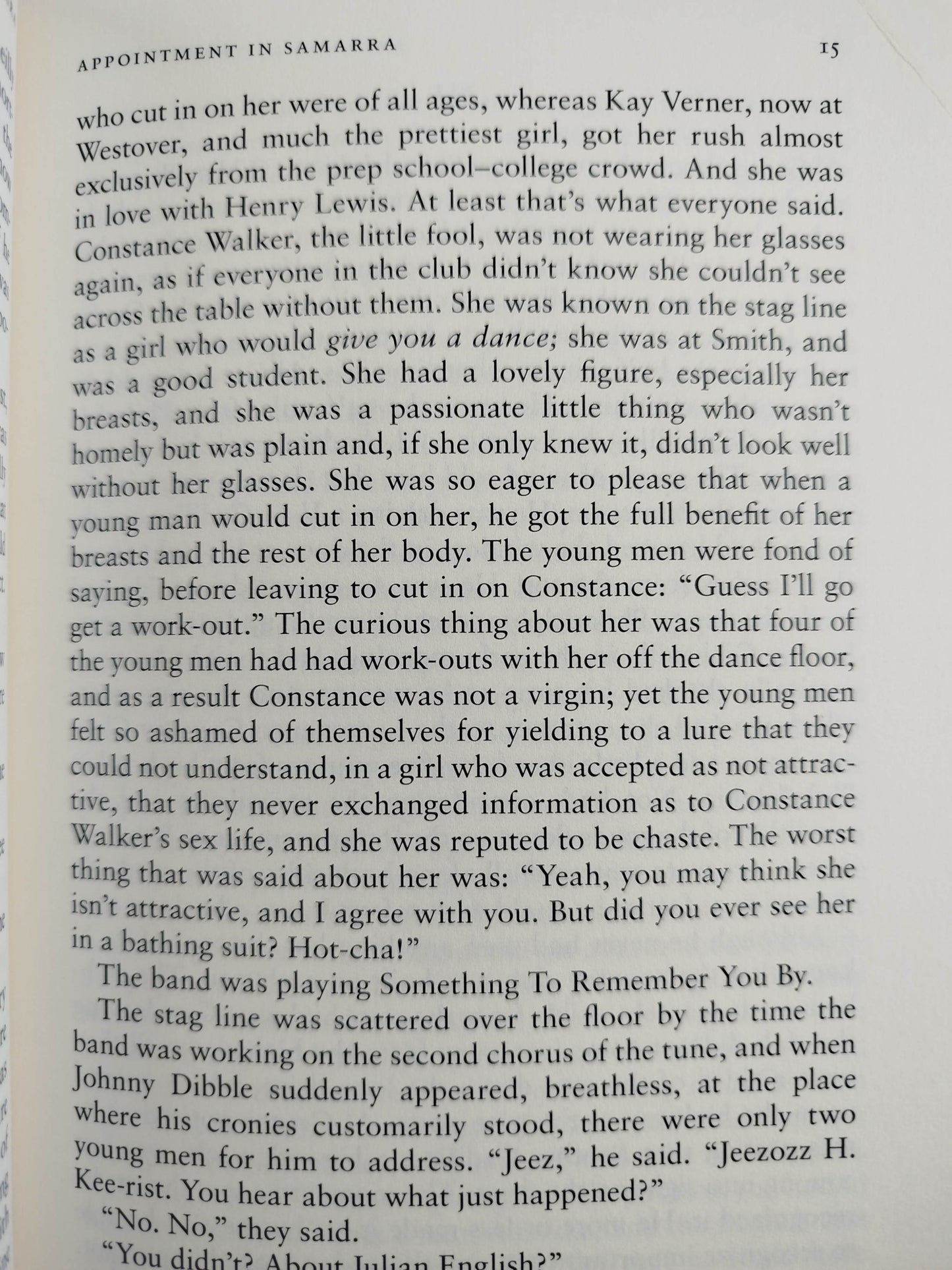 Appointment in samarra by Jhon ohara