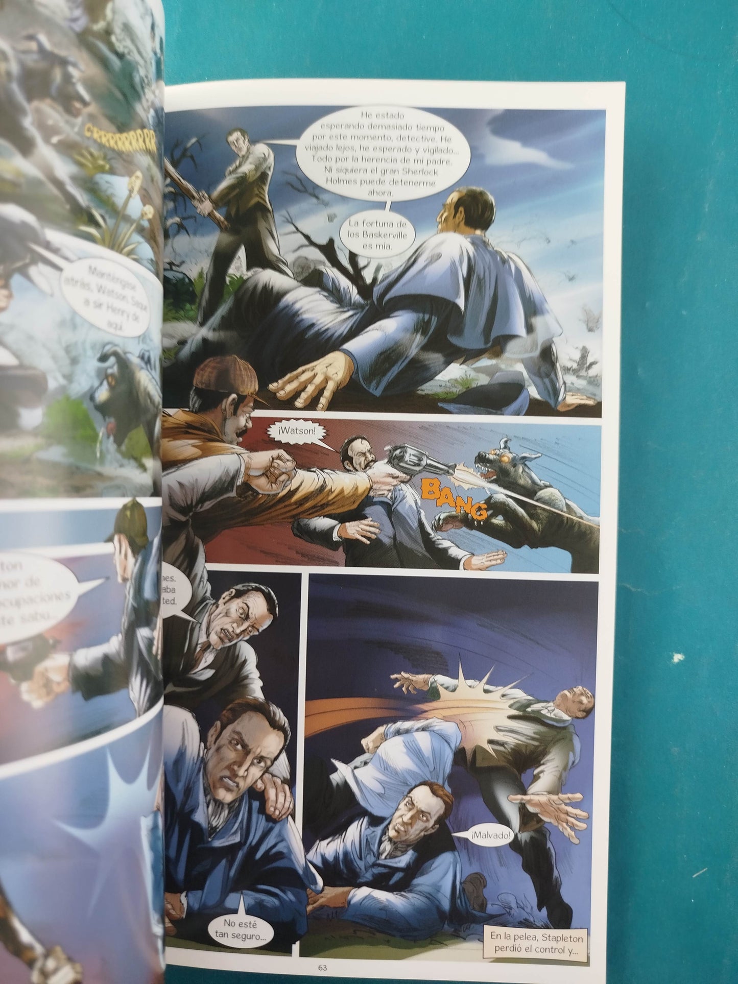 El sabueso de los Baskerville novela gráfica