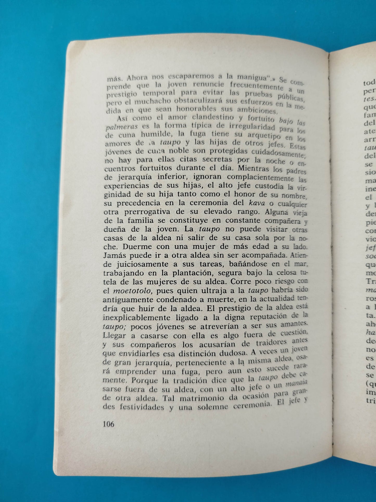 Adolescencia, sexo y cultura en Samoa
