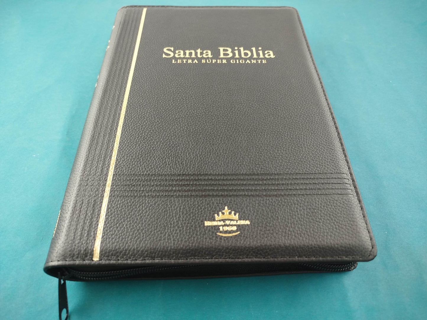 Biblia Valera 1960 Letra Super Gigante Cierre Negro e índice