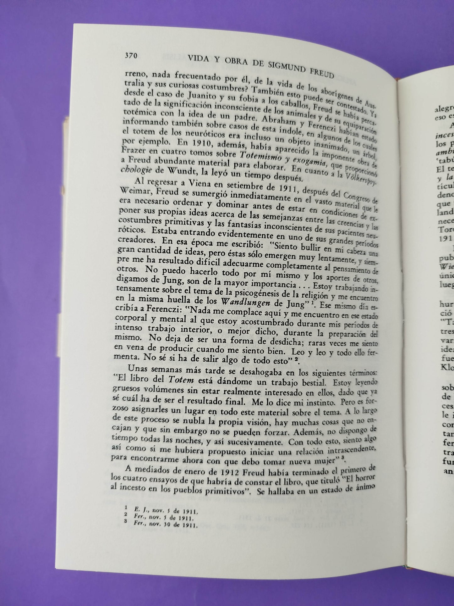 Vida y obra de Sigmund Freud 3 tomos