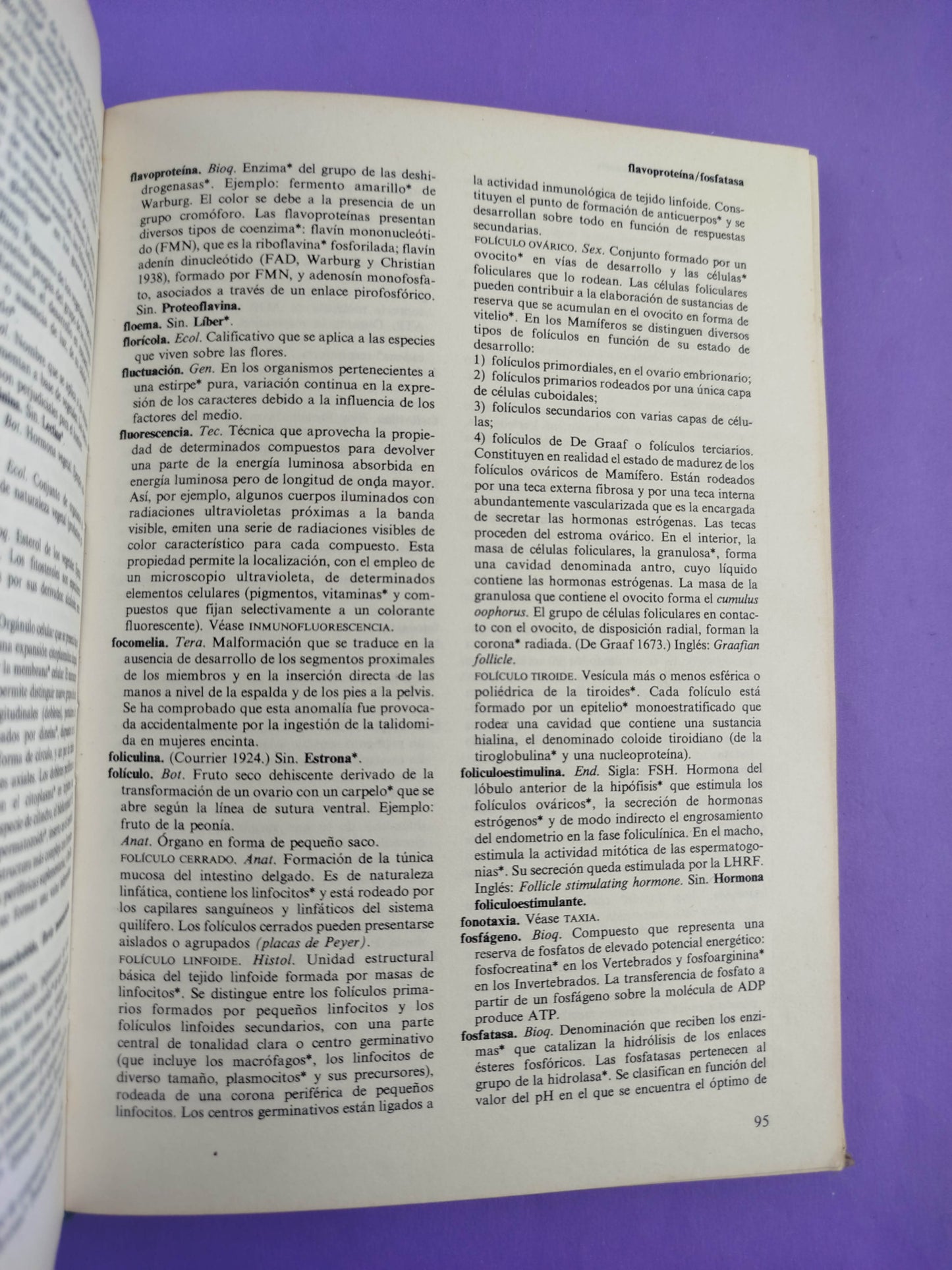 Diccionario de Biología by Lender-Delavault y Le Moigne