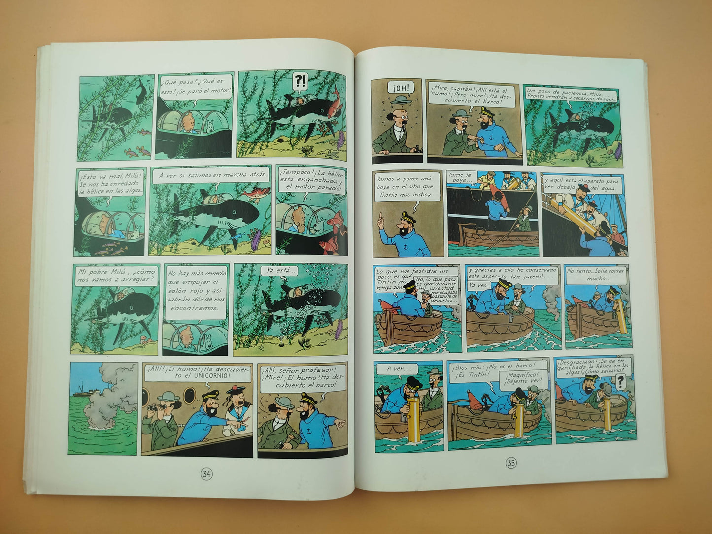 Tintín El tesoro de Rackhman el Rojo