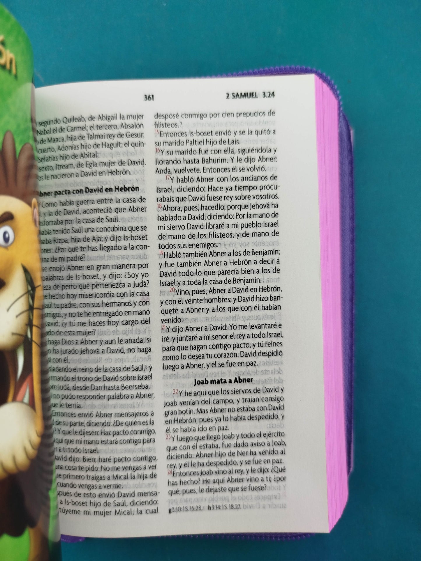 Biblia amigos por siempre rosado con estuche