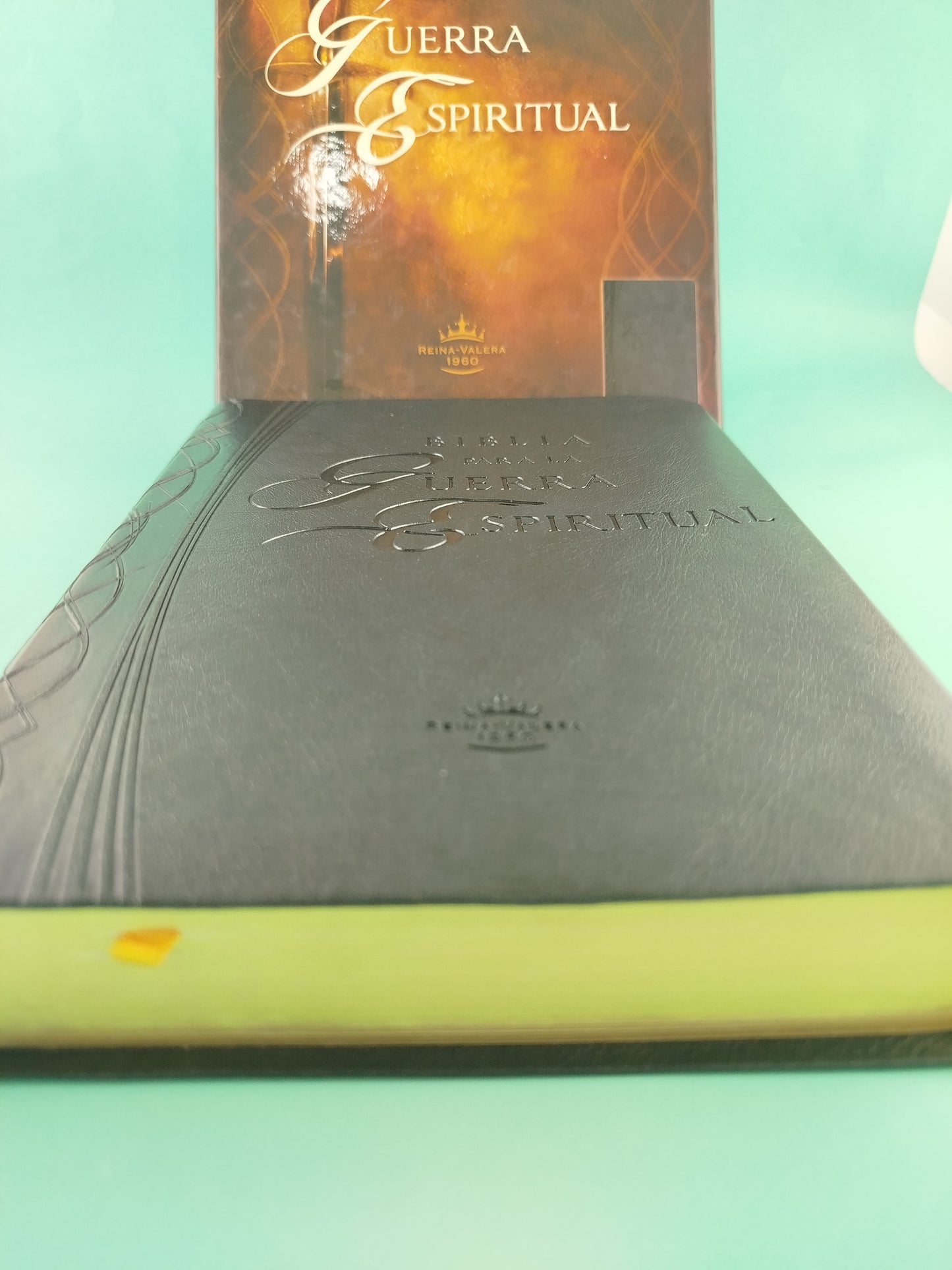 Biblia Guerra Espiritual Semipiel Negra