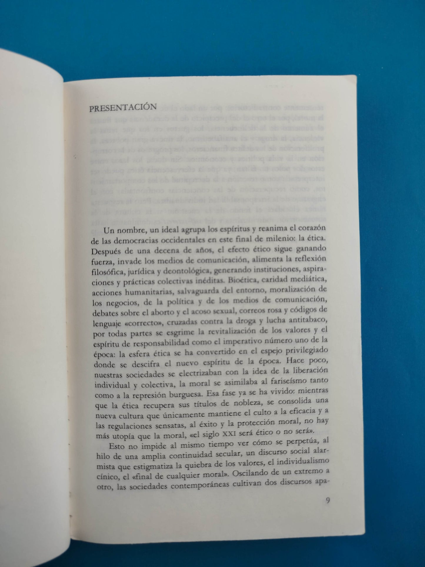 El crepúsculo del deber