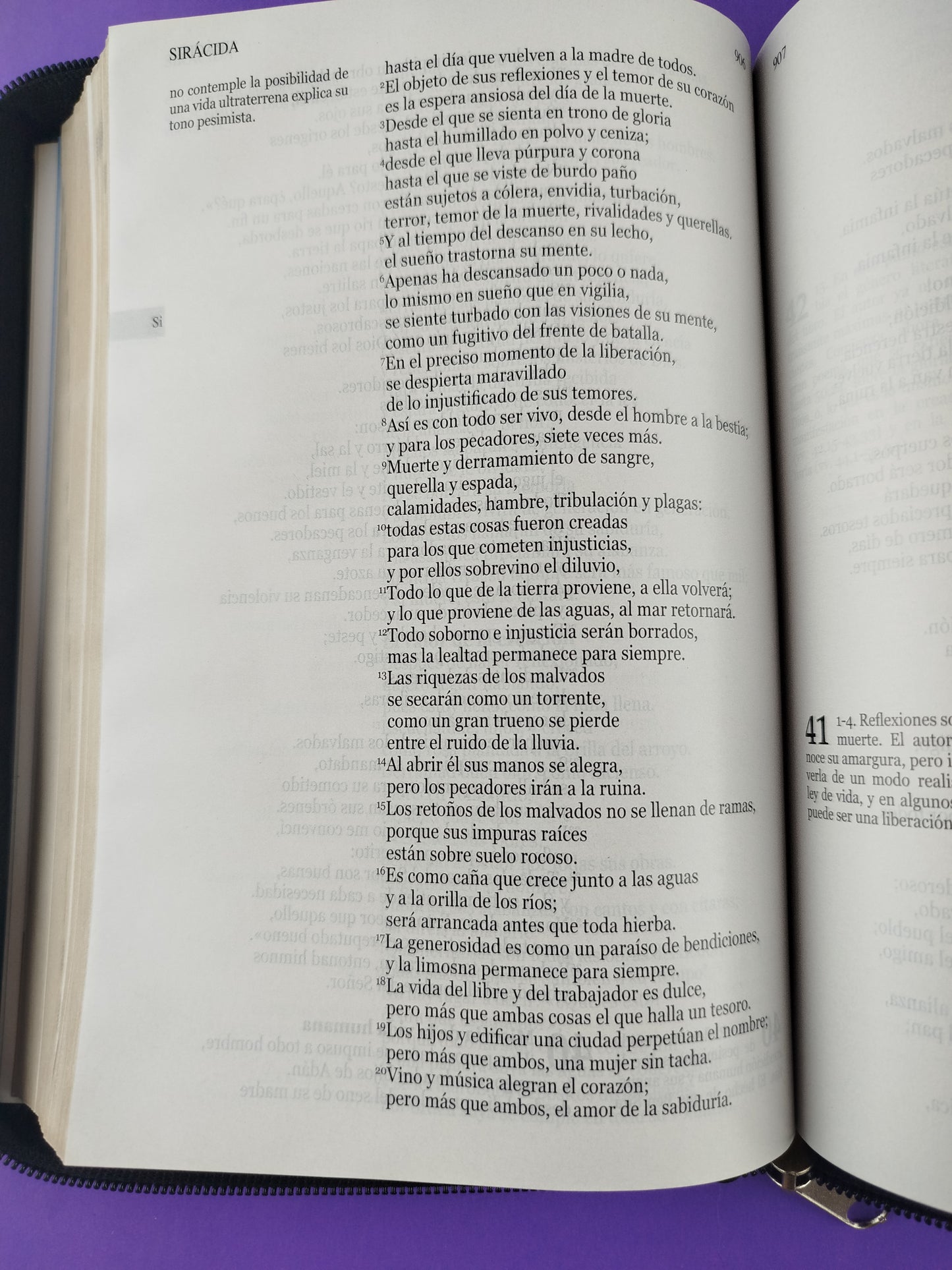 Nuestra sagrada biblia letra grande misión continental negra