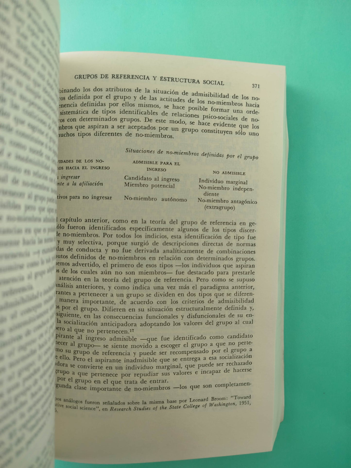 Teoría y Estructura Sociales