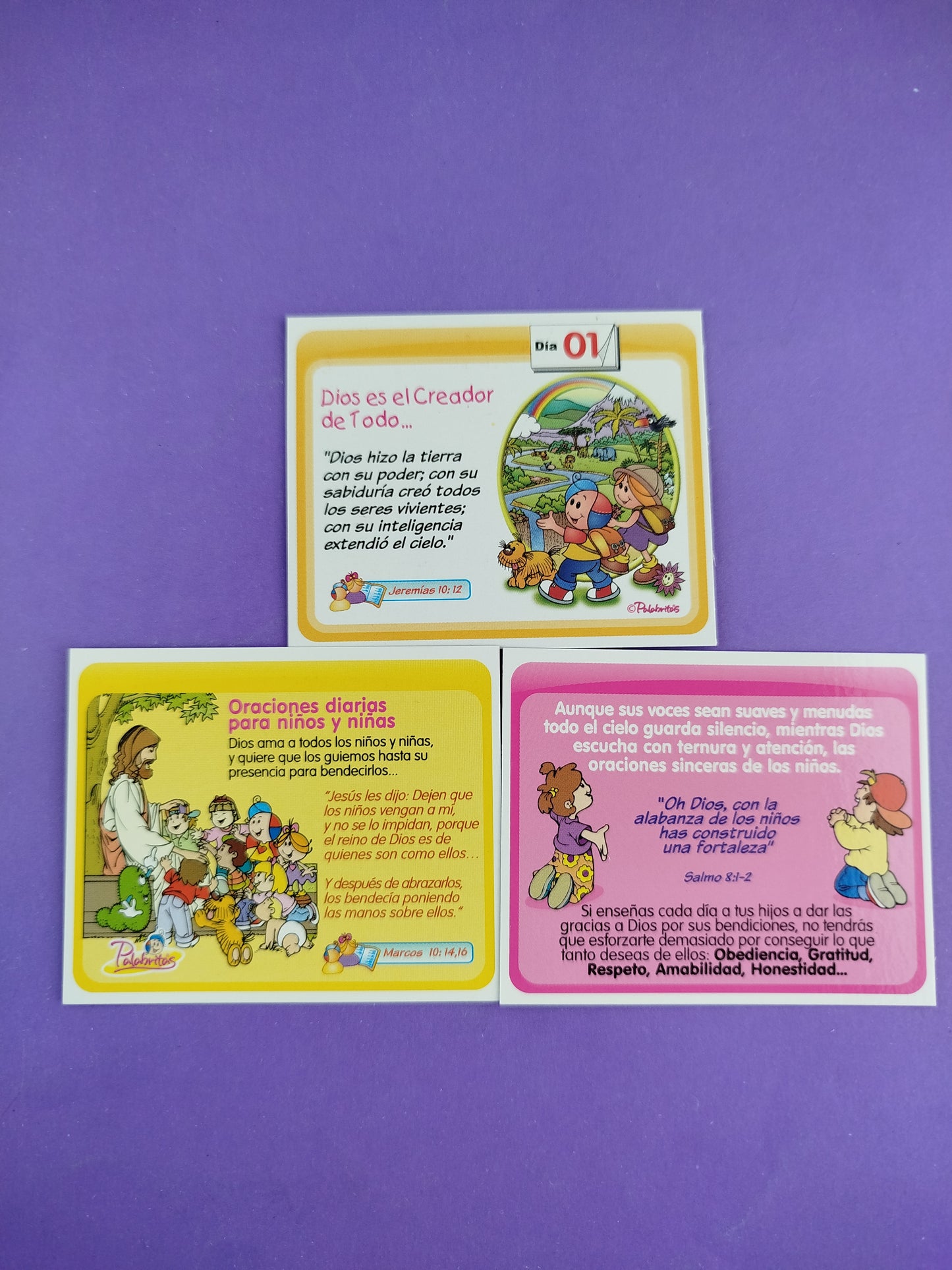 Oraciones diarias para niños y niñas