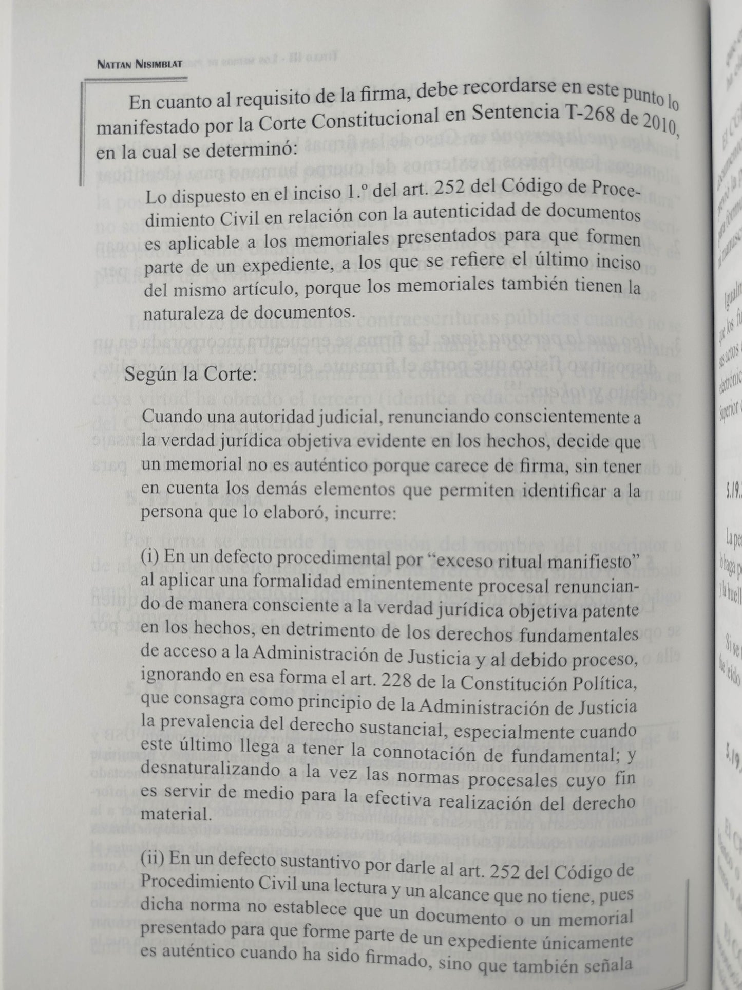 Derecho Probatorio Técnicas de Juicio Oral by Nattan Nisimblat