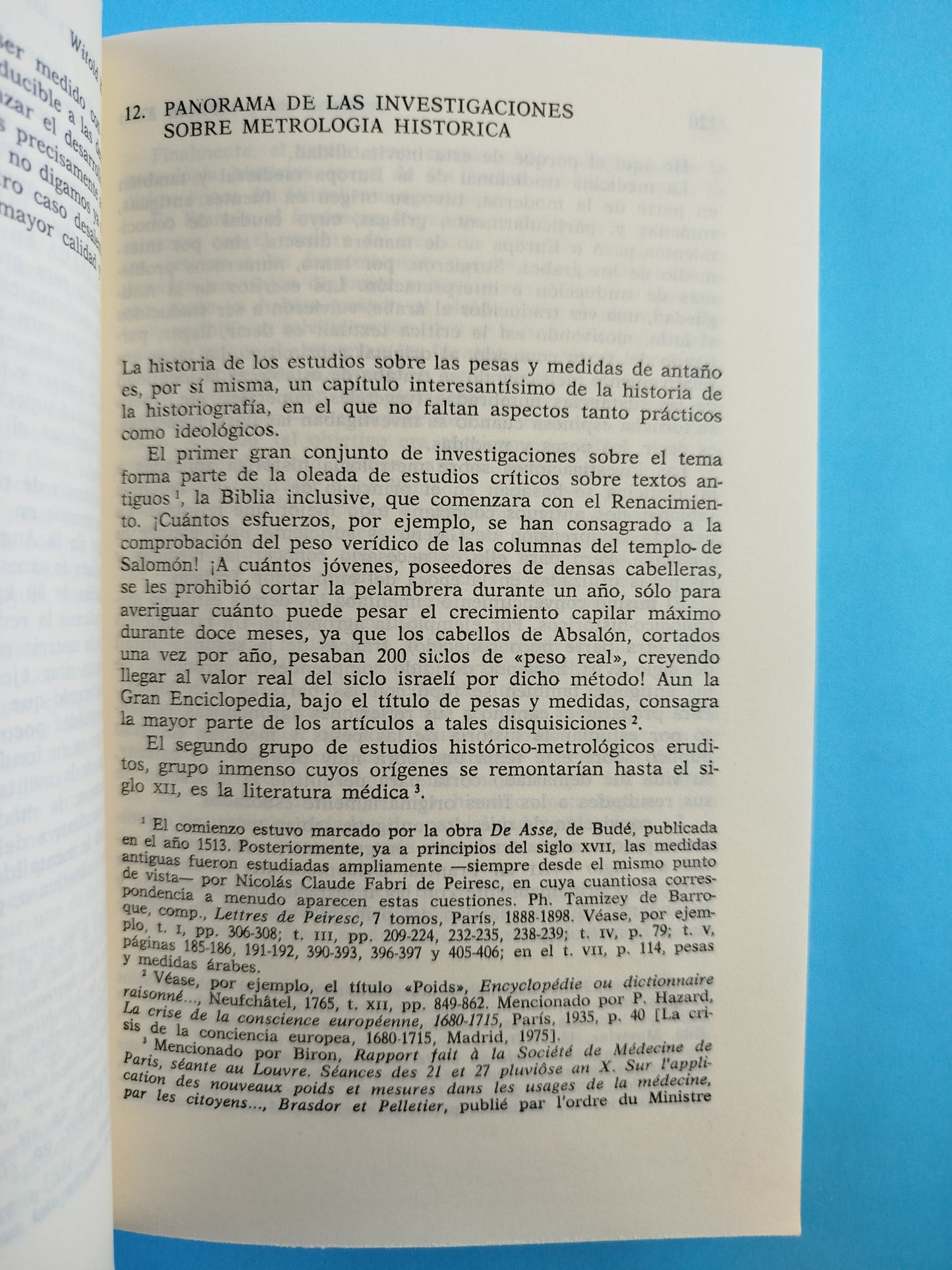 las medidas y los hombres