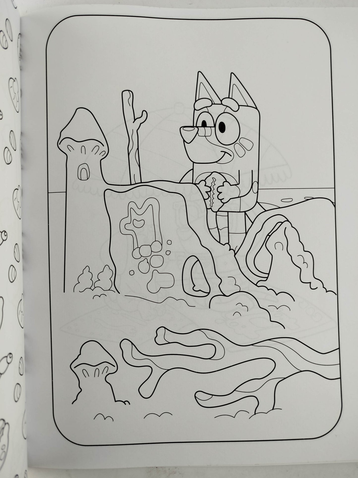 Bluey Hurra Playa Libro para colorear by Bluey