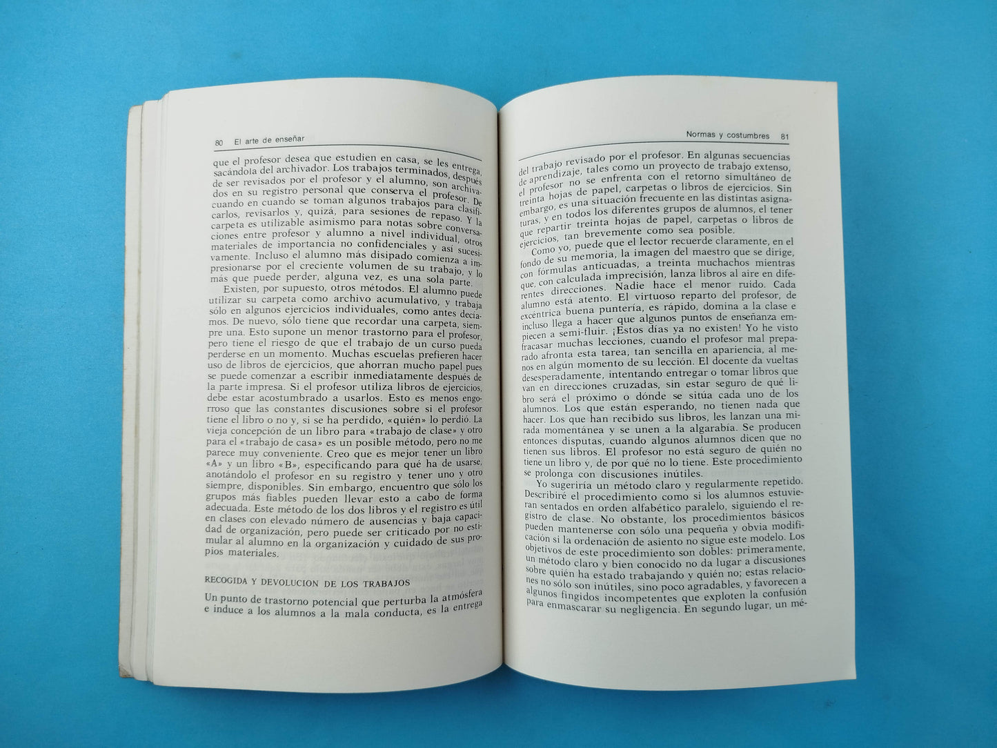 El arte de enseñar técnicas y organización del aula