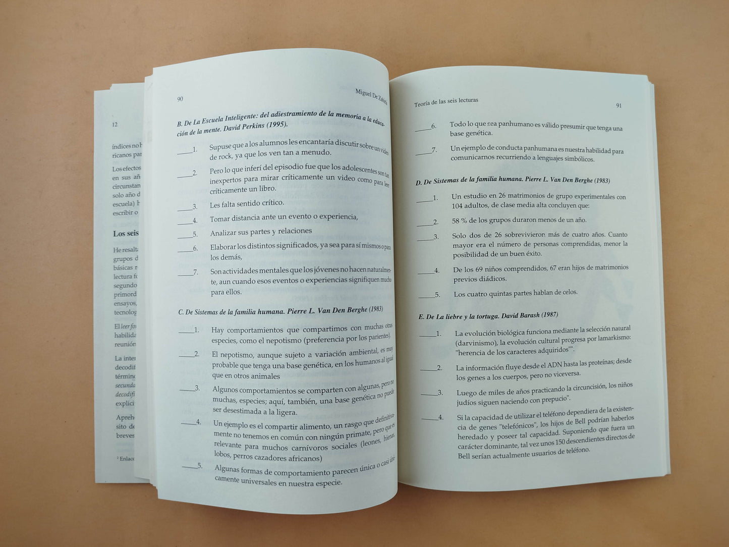 Teoría de las seis lecturas 2 tomos mecanismos del aprendizaje semántico