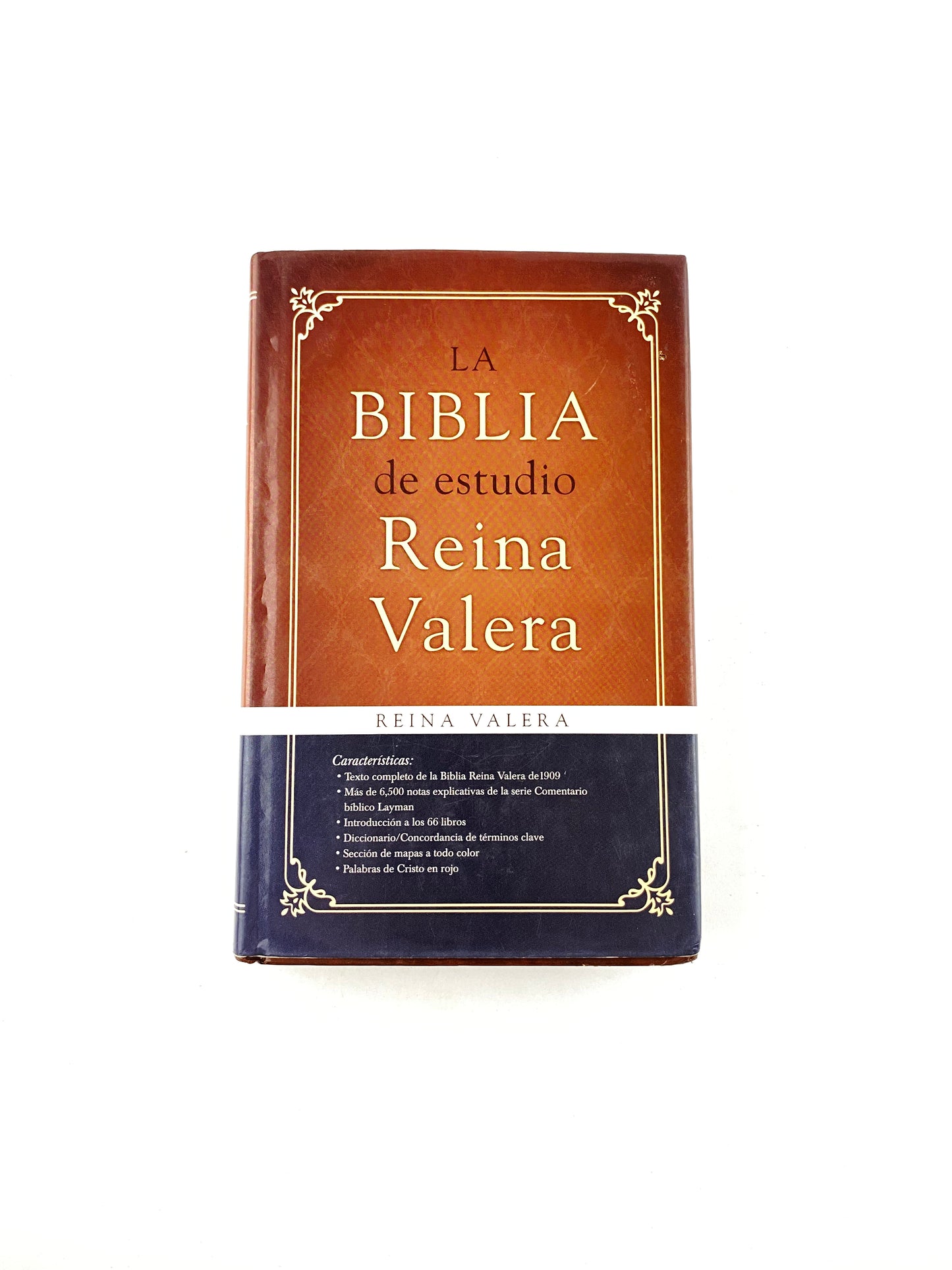 Biblia De Estudio Rvr Tapa Dura 1909 by libreriatroya.com