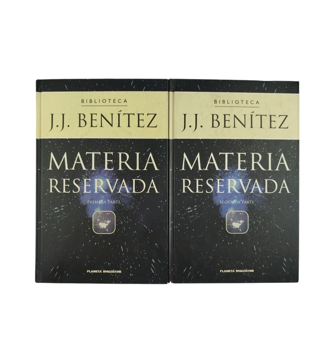 Materia reservada 2 tomos by J J Benitez