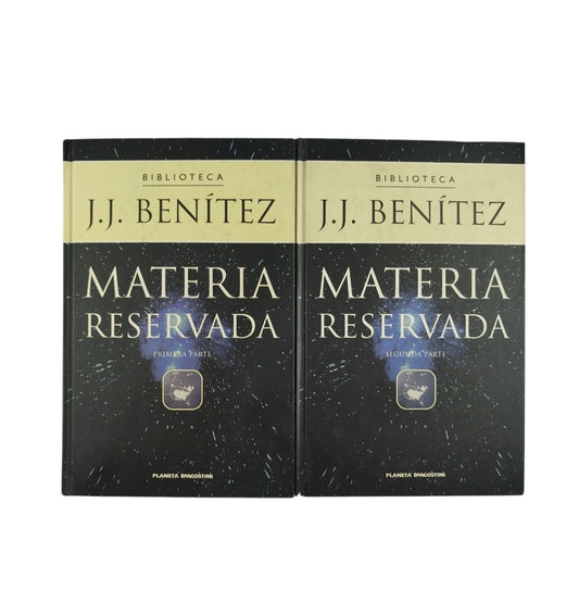 Materia reservada 2 tomos by J J Benitez
