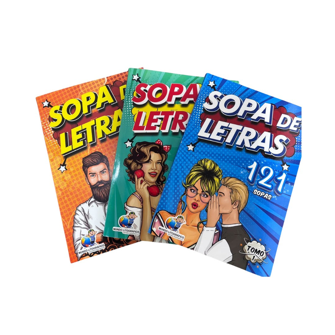 Sopas de letras 121 by Mundo litográfico
