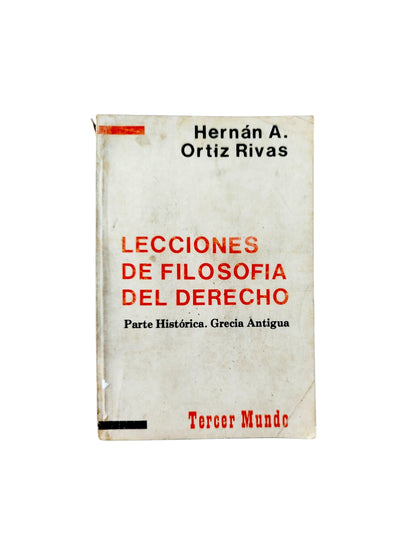 Lecciones de Filosofía del Derecho. Parte histórica. Grecia antigua