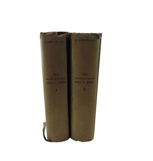 365 Meditaciones sobre la biblia 2 tomos by Gaston Leroux