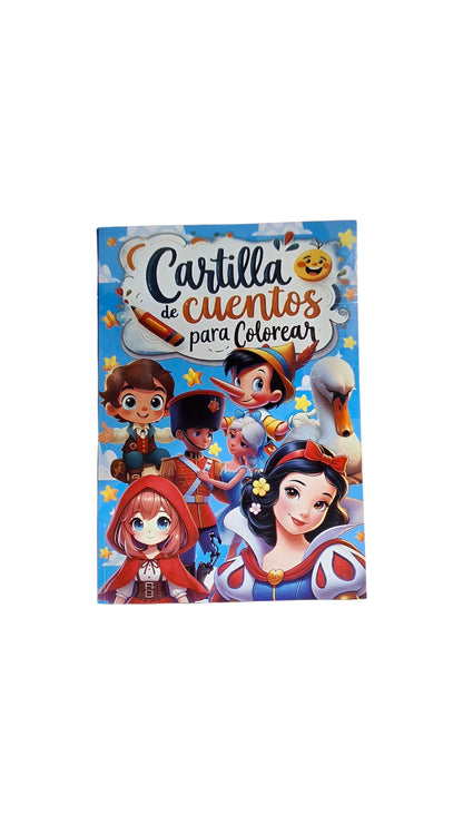 Cartilla de cuentos para colorear 80 paginas by varios