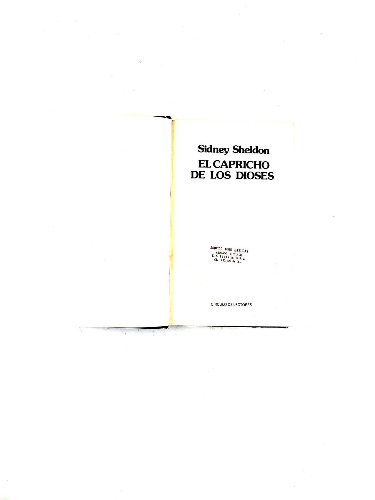 El capricho de los dioses by Sidney Sheldon