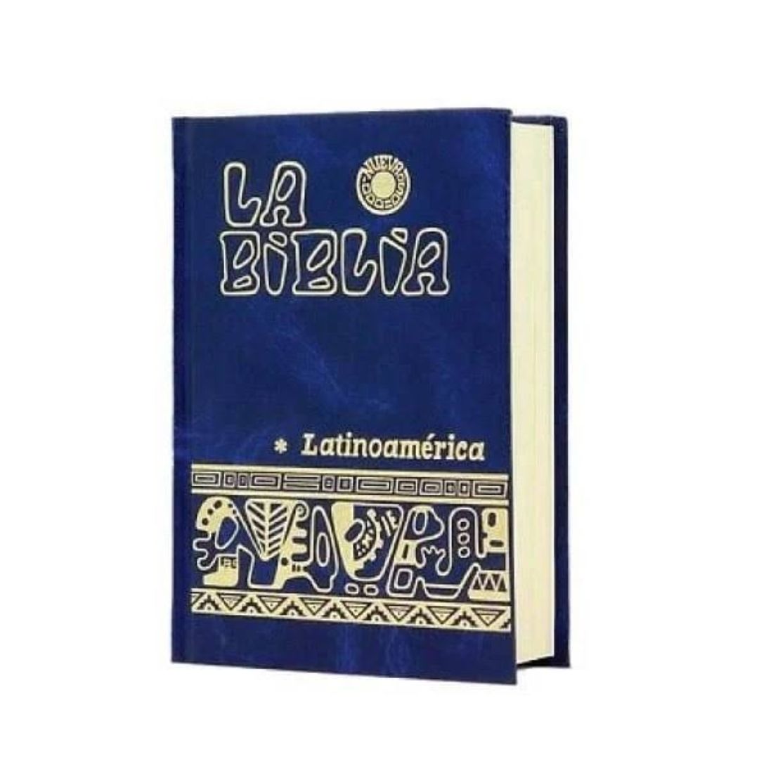 Biblia Latinoamérica grande azul Tapa Dura by Varios
