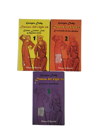 Damas del Siglo XII Tres Volumenes