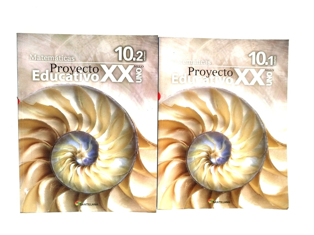Proyecto educativo siglo XXI matemáticas 10 dos tomos by Varios