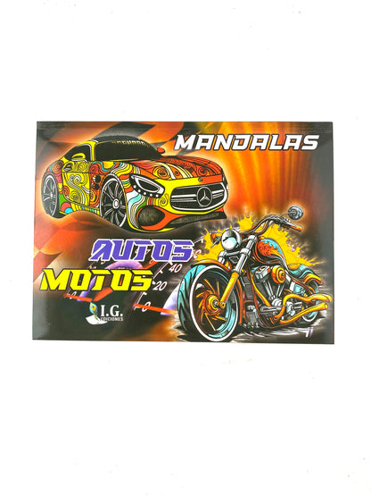 Mándalas autos motos
