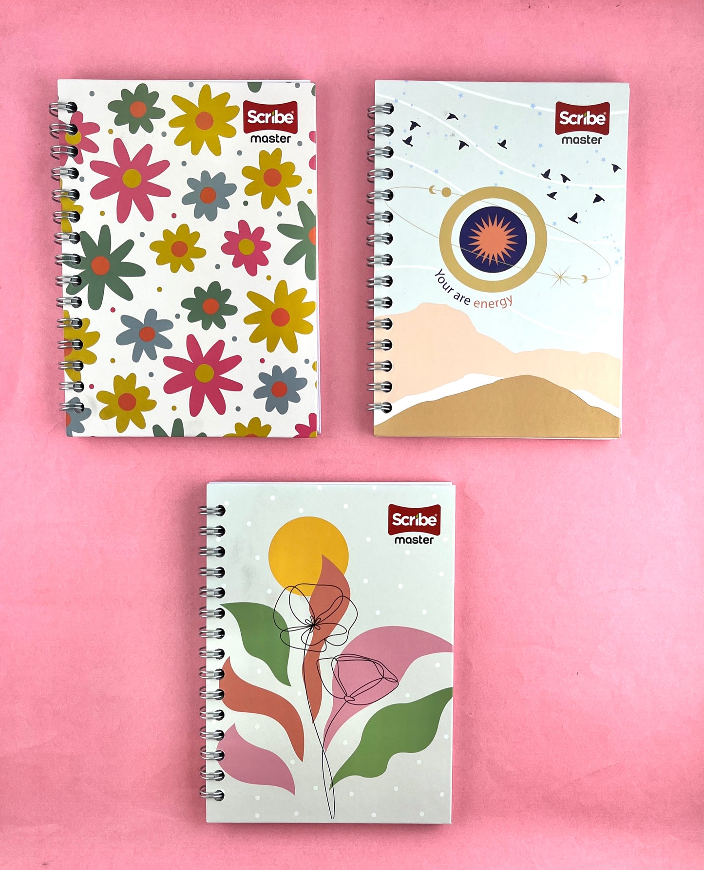 Cuaderno argollado pequeño 85 Línea corriente pasta dura Mujer