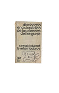 Diccionario enciclopédico de las ciencias sociales del lenguaje by Osvaldo Ducrot Tzvetan Todorov