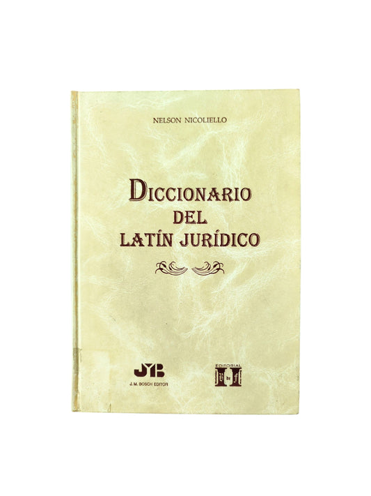 Diccionario del latín juridico