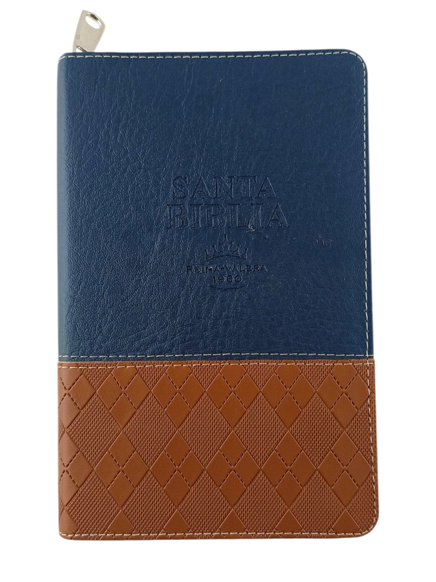 Biblia RVR 1960 Letra Grande Estuche Azul – Miel by Reina Valera 1960