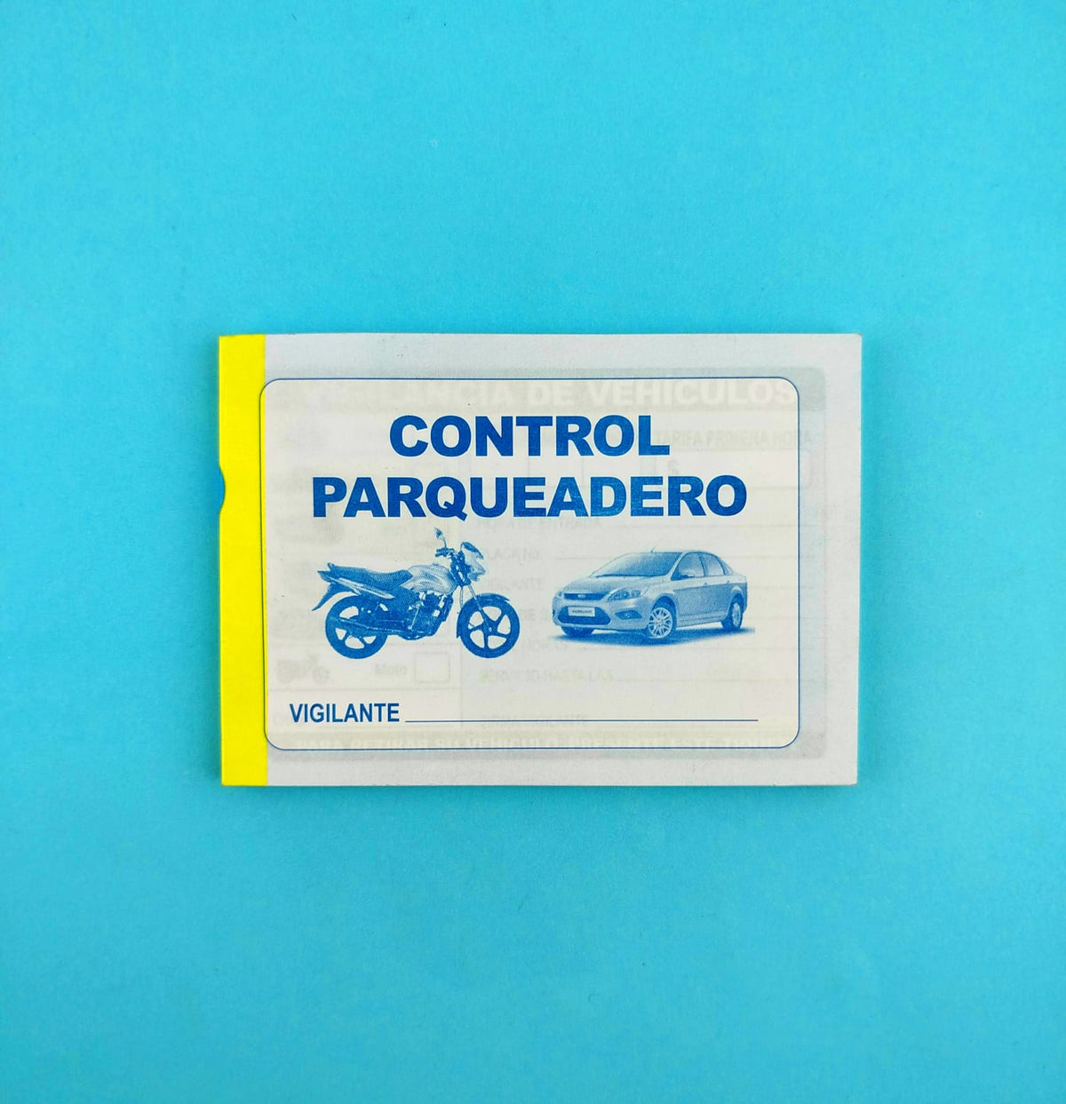 Talonario de parqueadero x50 hojas by Cio
