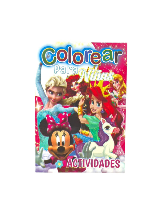 Colorear para niñas actividades 80 paginas by Varios