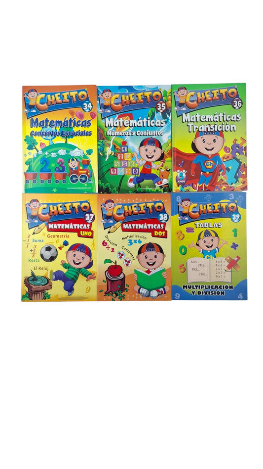 Cheito colección matemáticas surtido x unidad