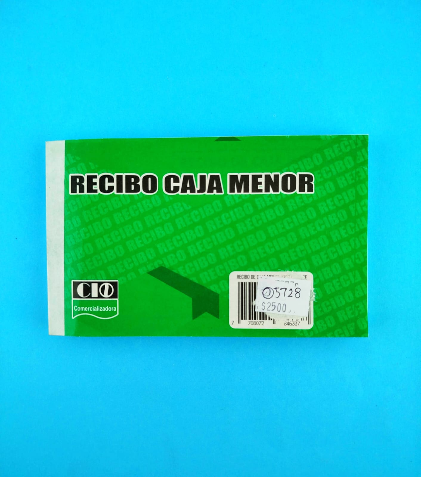 Recibo caja menor x100 hojas