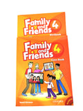 Family and friends 4 class book + workbook paquete by Varios