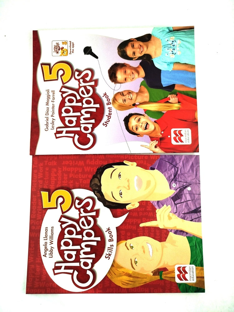 Happy campers 5 student book + skills book by Varios