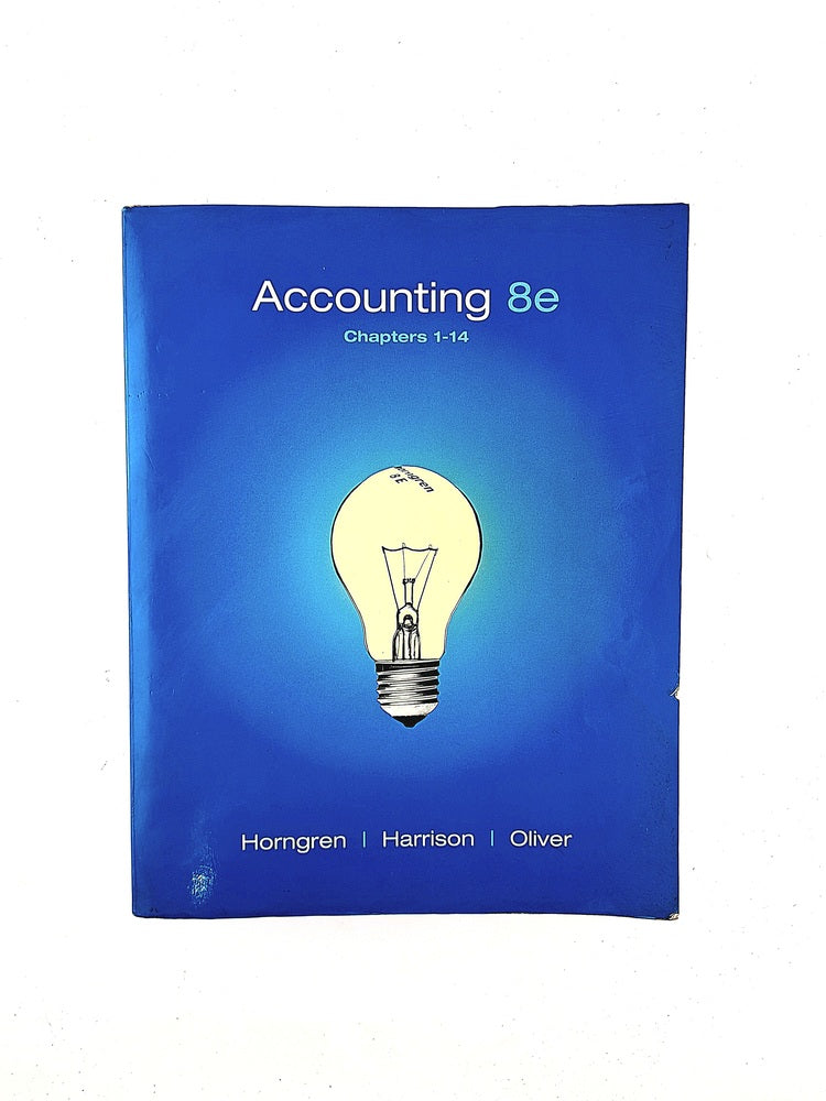 Accounting 8ed by Horngren Harrison Oliver
