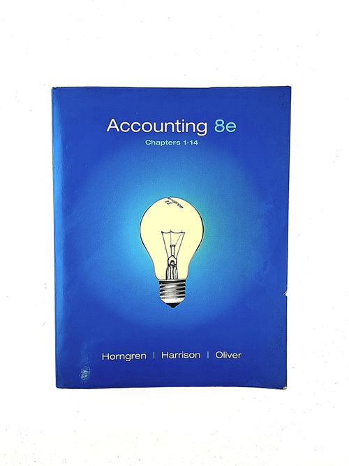 Accounting 8ed by Horngren Harrison Oliver