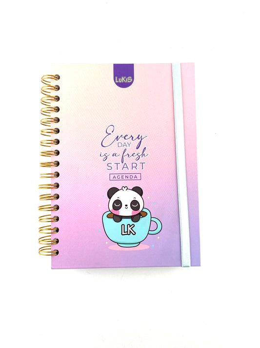 Agenda lukis permanente degrade morada