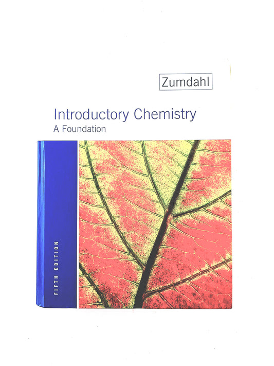 Introductory chemistry a foundation fifth edition