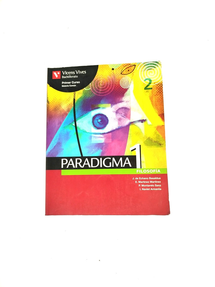 Paradigma 1 historia de la filosofía primer curso by Varios