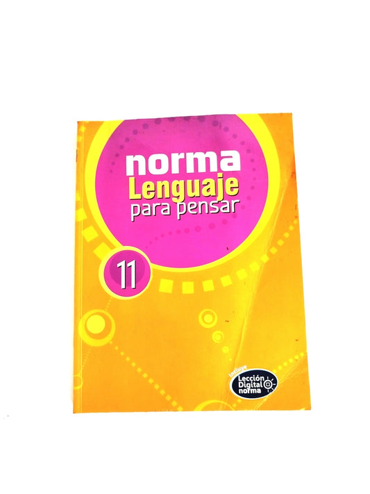 Norma lenguaje para pensar 11