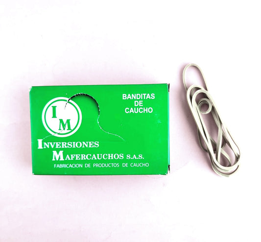 Caja bandas de caucho