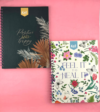 Cuaderno argollado grande 105 cuadriculado pasta dura Mujer Series by Kiut/Incolor