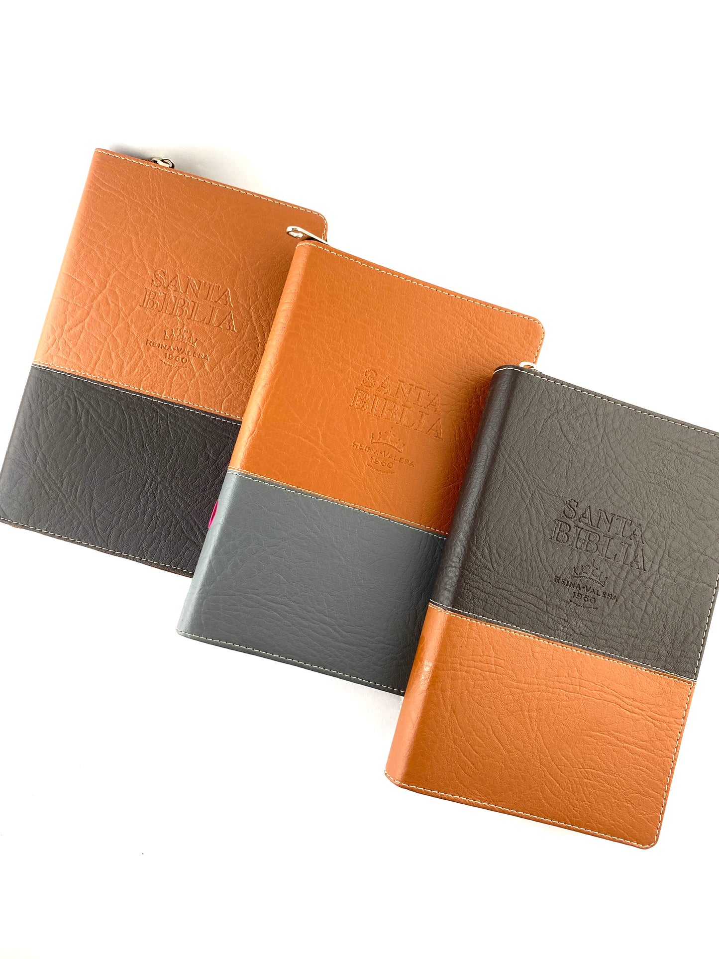 Biblia rvr 1960 letra grande estuche café/combinado